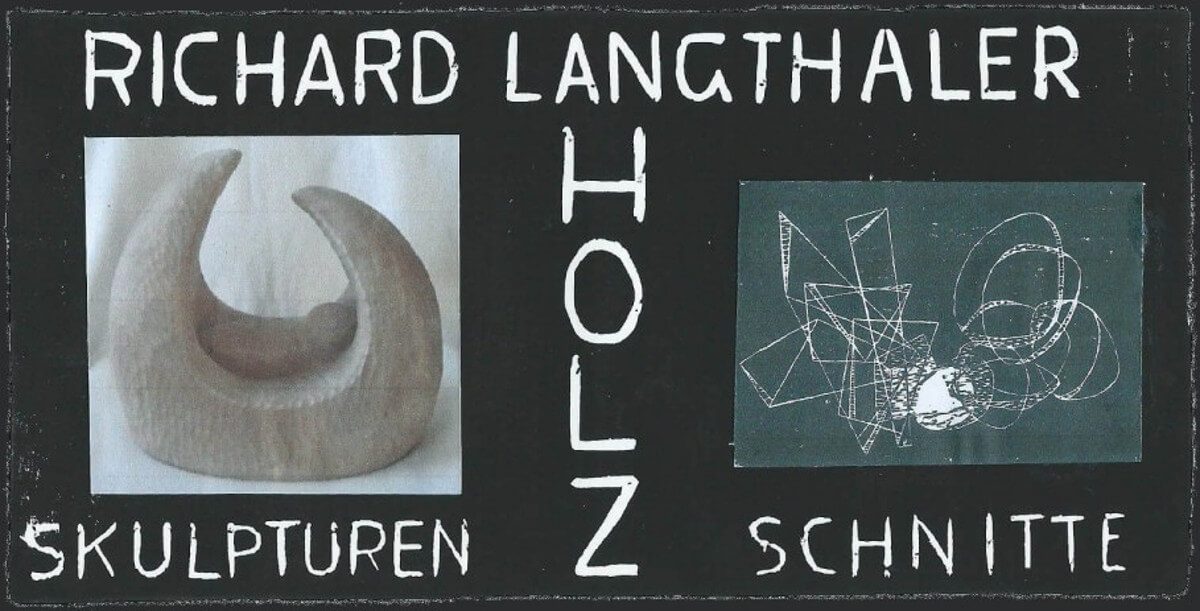 Richard Lanfthaler Holz Skulpturen Schnitte