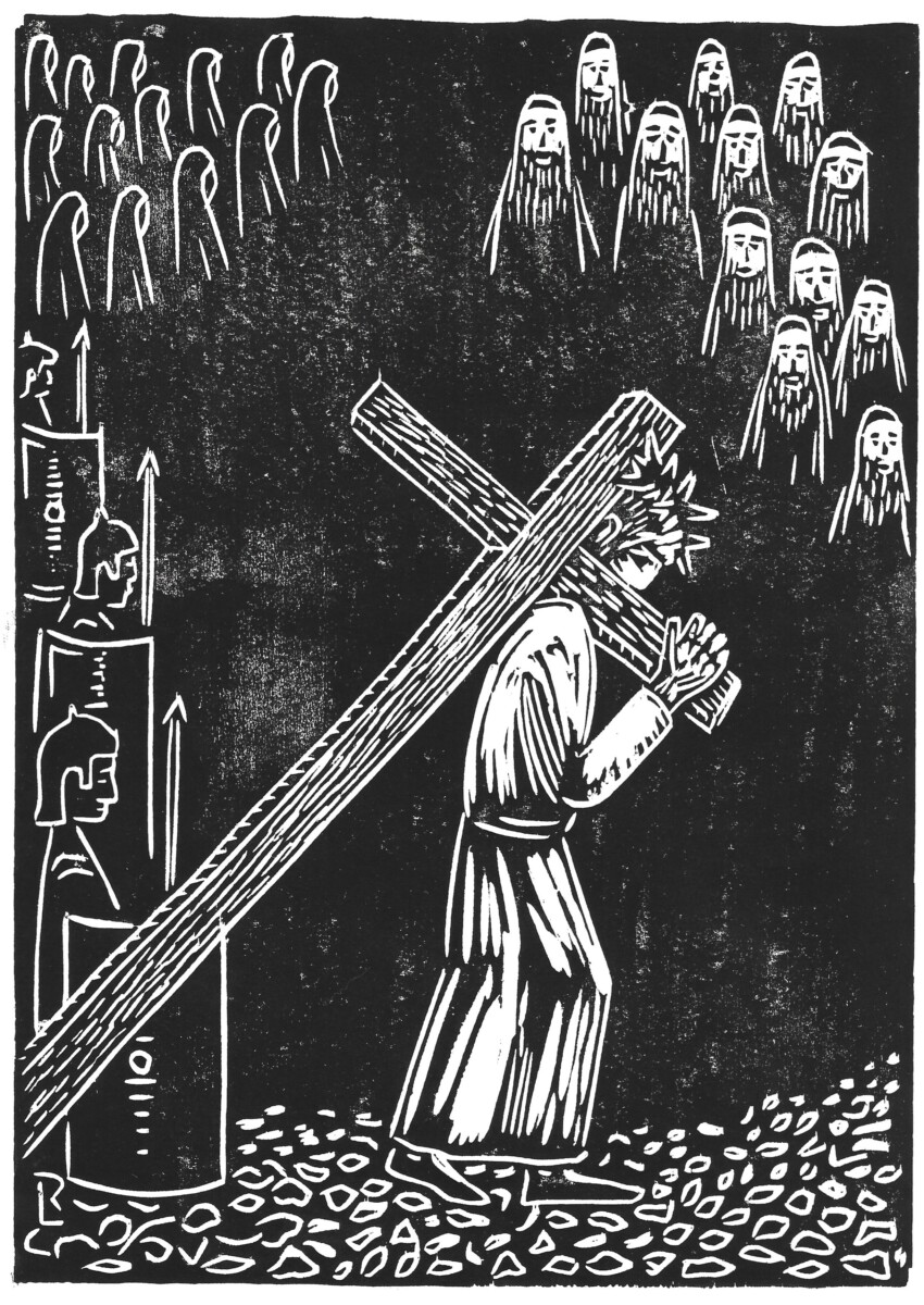 KREUZWEG 2. Station: Jesus nimmt das Kreuz auf sich